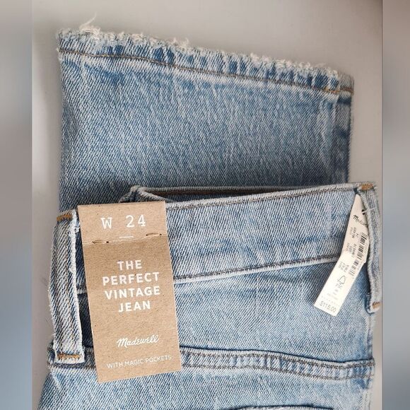 NWT Madewell Perfect VIntage Jeans Women's Size 24 Style MC489 - Picture 3 of 7
